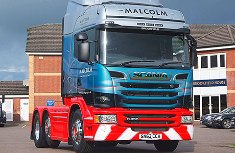 Scotland welcomes its first Euro 6 Scania truck Project 