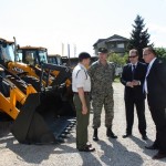 Backhoes aid Balkan flood efforts Bosnia