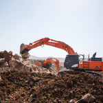 Hitachi excavators chosen for Israeli ports