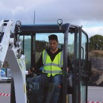 Picture 4 – Keith Duffy of Boyzone takes on Bobcat Challenge