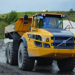 Sound pedigree: Volvos put to work at Fife quarry