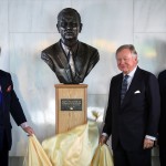 Bronze bust marks centenary of JCB founder’s birth
