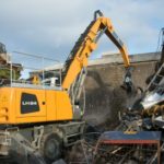 Material handler shows its metal in Grangemouth