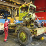 24zR17 dump truck progress – Removing the cab