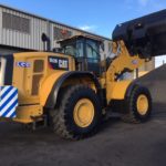 Firm’s bespoke bucket “biggest ever” fitted on Cat wheel loader