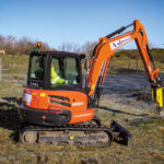 Mini-digger helps deliver new panda enclosure at Edinburgh Zoo