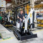 First Bobcat E10e minis roll off the production line