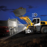 Loader lights up site