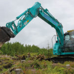 Forestry specialist is on a high Bruce Todd excavator