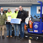 Doosan mini digger auction raises funds to tackle prostate cancer