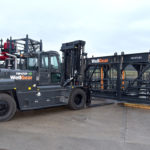 Forktruck copes Well with workshop tasks