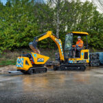 JCB unveils electric Dumpster machine