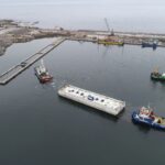 Milestone for harbour project as 12th caisson arrives in Aberdeen