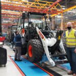 First Bobcat compact wheel loader rolls off the production line