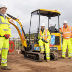 GAP customer trials electric excavator on £38m roads project
