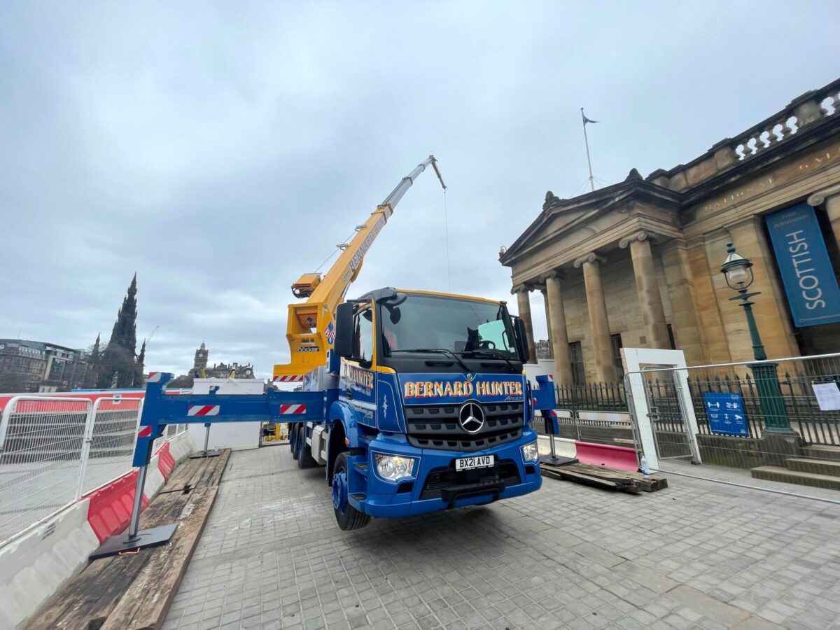 Edinburgh firm looks to reach new heights with truck crane purchase