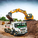 JCB shows off Stage V reduced swing X-Series digger