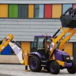 Special charity mission for new Lomond Plant backhoe