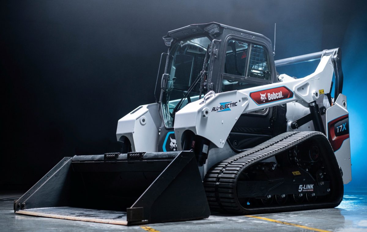 All-electric compact track loader unveiled at technology event