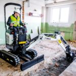 Electric mini and new portable compressor set for EHS showing