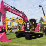 Scot JCB helps raise money for breast cancer charity at ScotPlant 2022