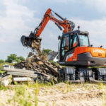 Hitachi unveils smallest wheeled excavator to date