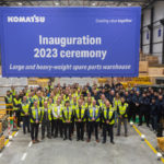 Warehouse extension expands Komatsu parts facilities in Europe