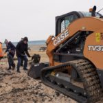 Case machines play key role in beach clean-up initiative