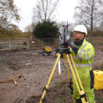 Machine control tech speeds up sustainable drainage project near Glasgow