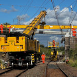 UK’s largest rail-mounted crane used on £2.9m East Renfrewshire project