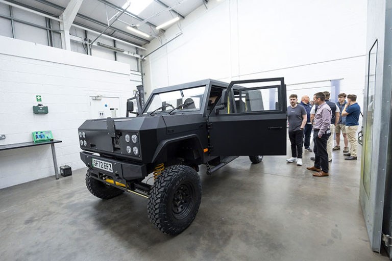 Munro showcases 'game-changer' electric vehicles during East Kilbride