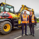 Transport minister gets live demo of machine tackling ‘scourge’ of potholes