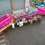 Finlay manufactures pink heavy duty screen to help fight breast cancer