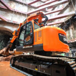 Develon adds new tunnelling excavator to special application portfolio Develon DX235RTF-7