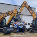 New SANY diggers set for Scottish pipeline work Directors Richard Chambers (left) and Derek Wilson