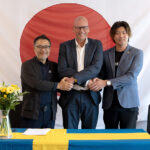 New agreements aim to increase awareness of tiltrotators in Japan engcon's Krister Blomgren in Japan