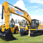 370X marks ‘huge step forward’ for JCB The 370X on the Scot JCB stand at ScotPlant