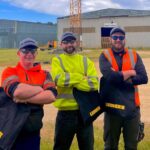 Deadline looms for second intake of Scottish crane operator apprenticeship Charlie Fox, Joseph Dougan and Rory Piercy from first cohort of crane operator apprentices