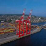 Port of Greenock officially unveils new £25m cranes