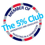 Sunbelt Rentals recognised for commitment to ‘earn and learn’ opportunities 5% Club logo