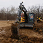 Trimble makes machine guidance available for compact track loaders Trimble Siteworks Machine Guidance