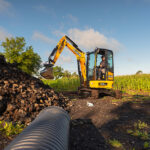 Drainage contractor makes landmark JCB mini purchase Philip Wilson Land Drainage's JCB 25Z-1