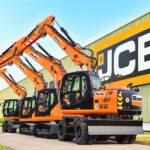 European plant and tool hire company places landmark machinery order JCB wheeled excavators ready for despatch to BOELS