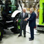 King Charles gets glimpse of the future at JCB during firm’s 80th birthday celebrations
