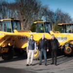 High Bonnybridge contractor Chimes in a new digitised construction era Bart Kulej, George Burns and David Owens of GBSS Civil Engineering