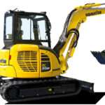 Komatsu upgrades compact mini-excavators Komatsu upgraded mini-excavators