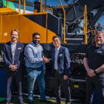 Hyundai welcomes Rygor Plant to UK dealer network Rygor Group commercial director Rish Channa (centre left) and Chase Shim, MD, Hyundai Construction Equipment Europe (centre right) shake hands at bauma, with Bart van Berkel (network excellence development (left)) and Anthony Hogben (regional sales manager (right))