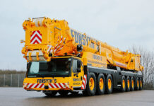 Expectations are high for Liebherr cranes in Scotland this year LTM 1650-8.1 crane purchased by Forsyth of Denny
