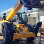 ‘Retrofit’ telehandler makes healthy start on hospital construction site Retrofit telehandler