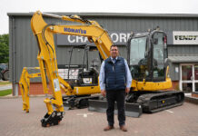 Marubeni-Komatsu appoints south east utility dealer Nunzio Rio, Crawfords Group sales director with Komatsu machines